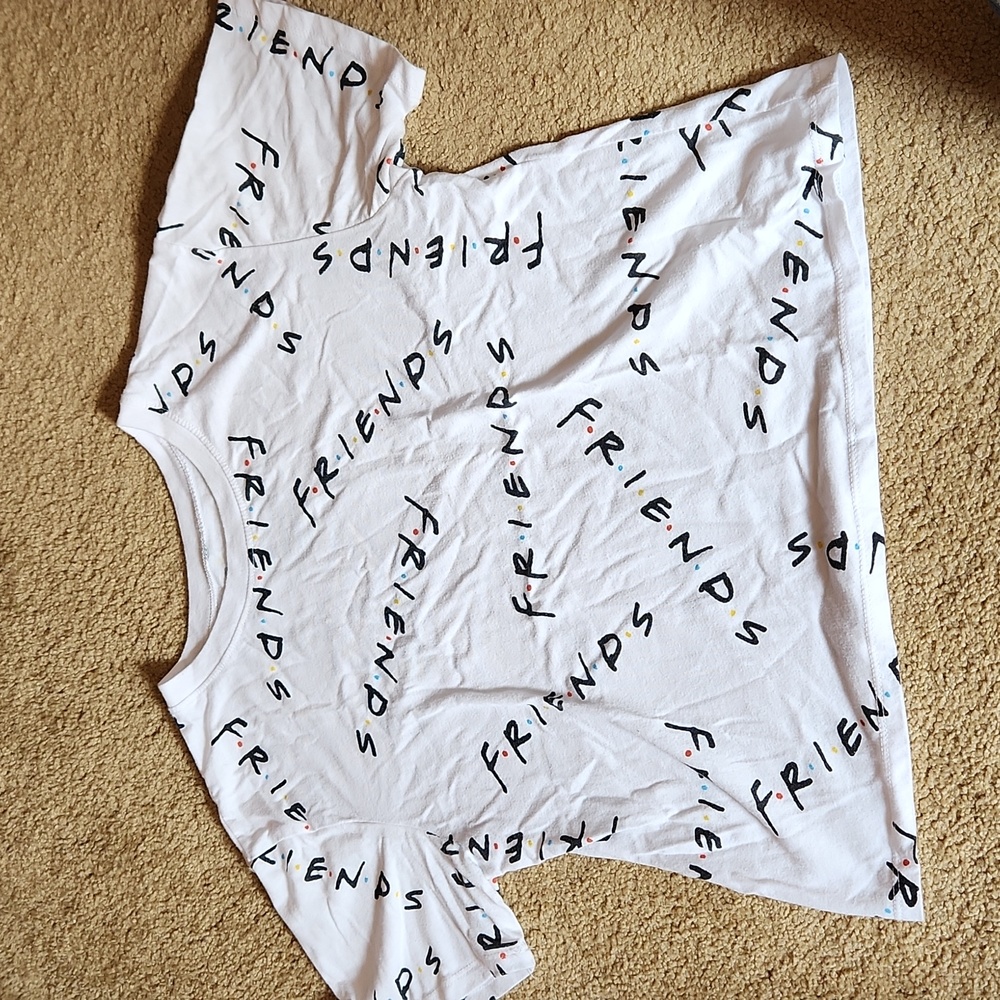Small White Friends Tee
